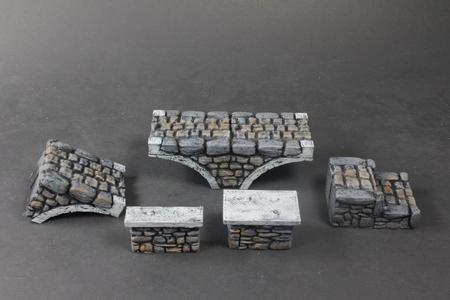 OpenLOCK Stone Bridge (Set 4) Narrow Bridges