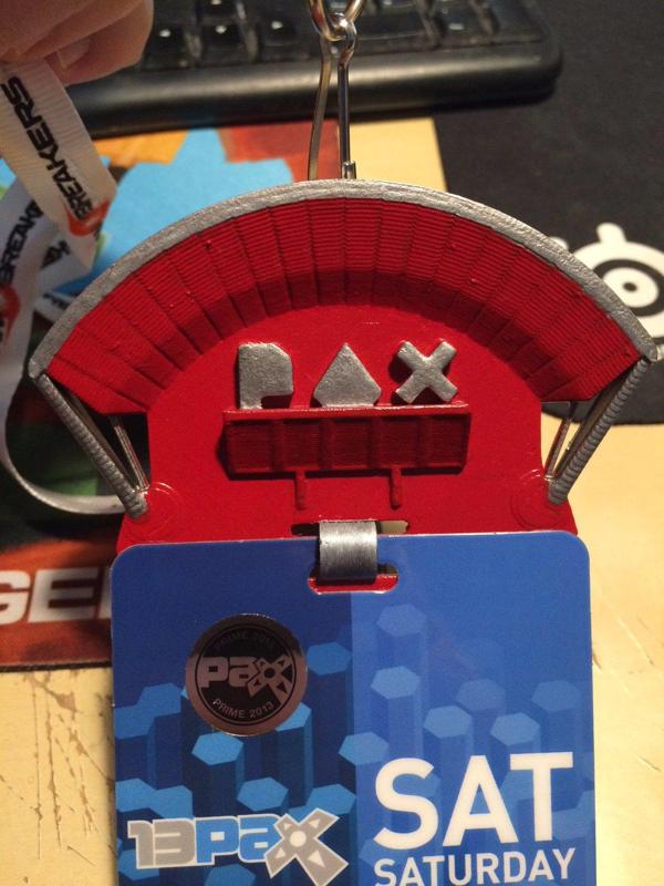 PAX East 2016 badge holder