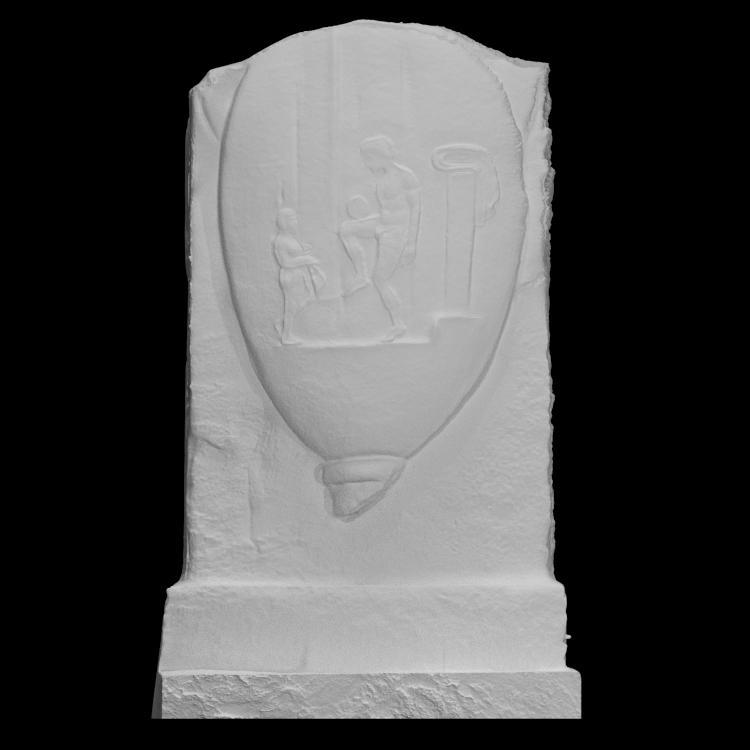 Part of a grave stele