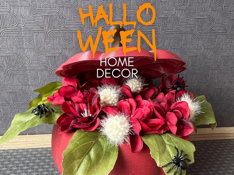 Pumpkin bowl for flower arrangements or as a container