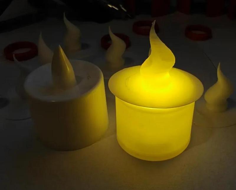 Flickering Candle Flame