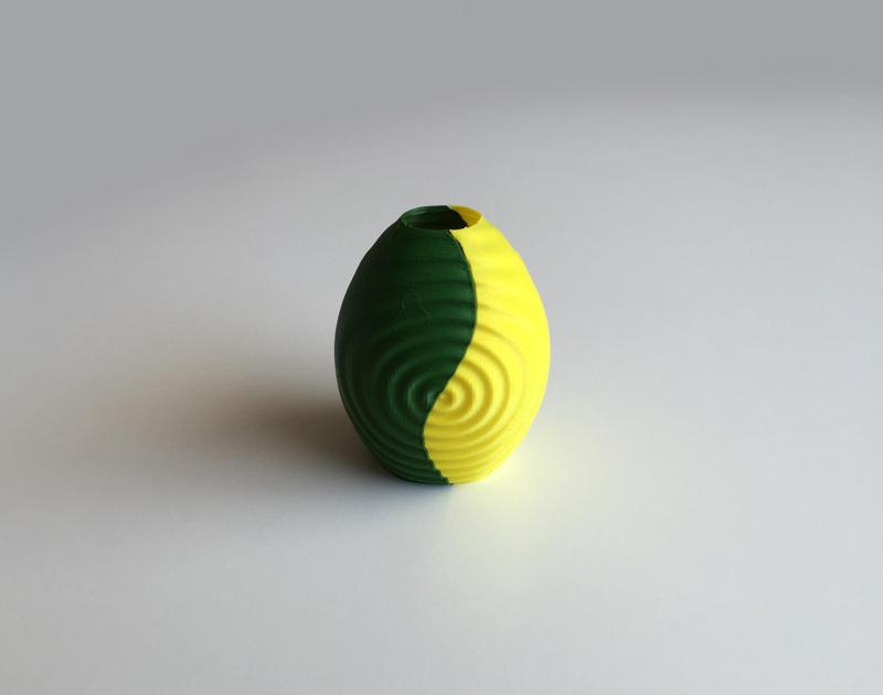 Ripple Vase (Dual Extrusion / 2 Color)