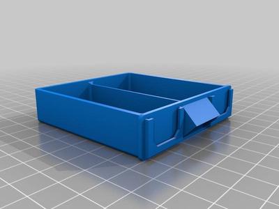 Stackable Resistor Storage Box - Half & Quarter drawers