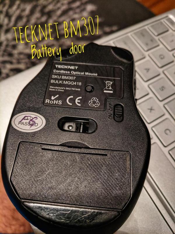 Tecknet BM307 Mouse Battery Door