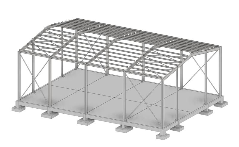 Warehouse G steel structure
