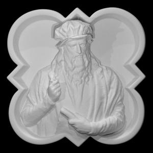 Relief portrait of Leonarda da Vinci