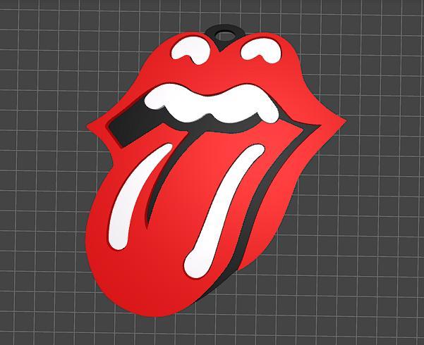 rolling stone key ring