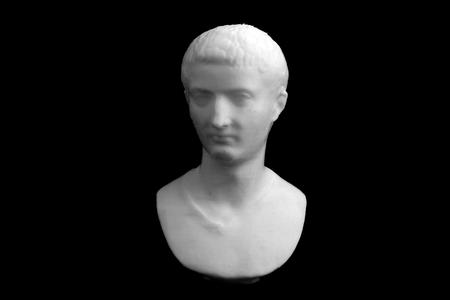 Marble Head of Emperor Tiberius at The British Museum, London