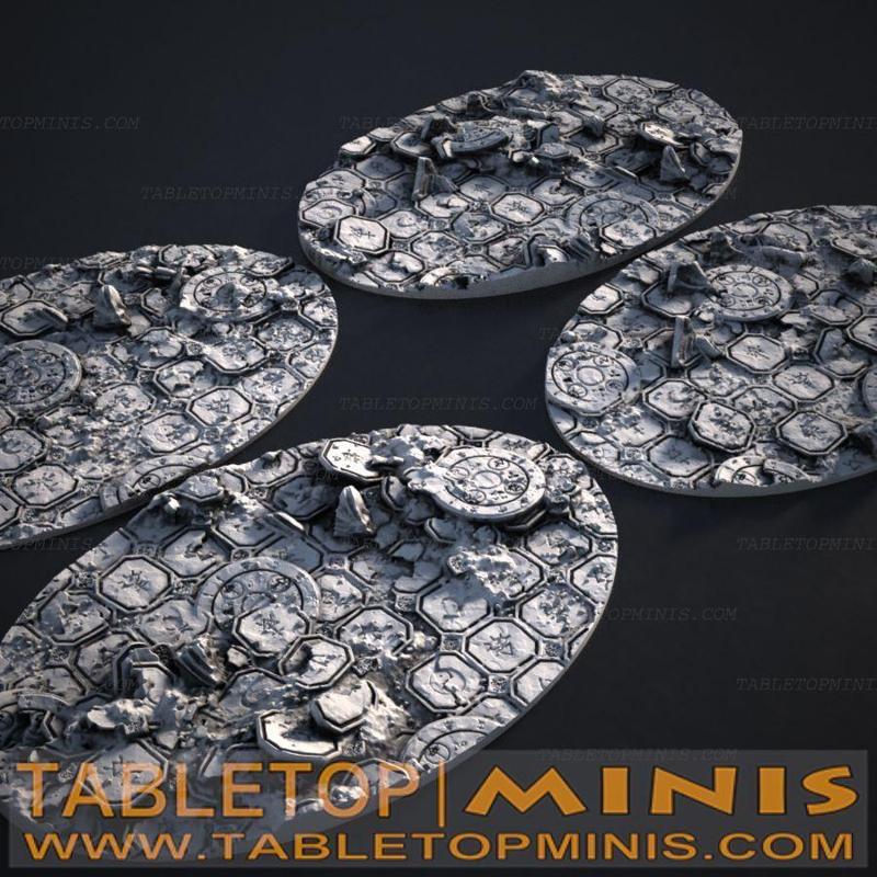 Ancient Ruins 70mmx105mm Oval Base Toppers