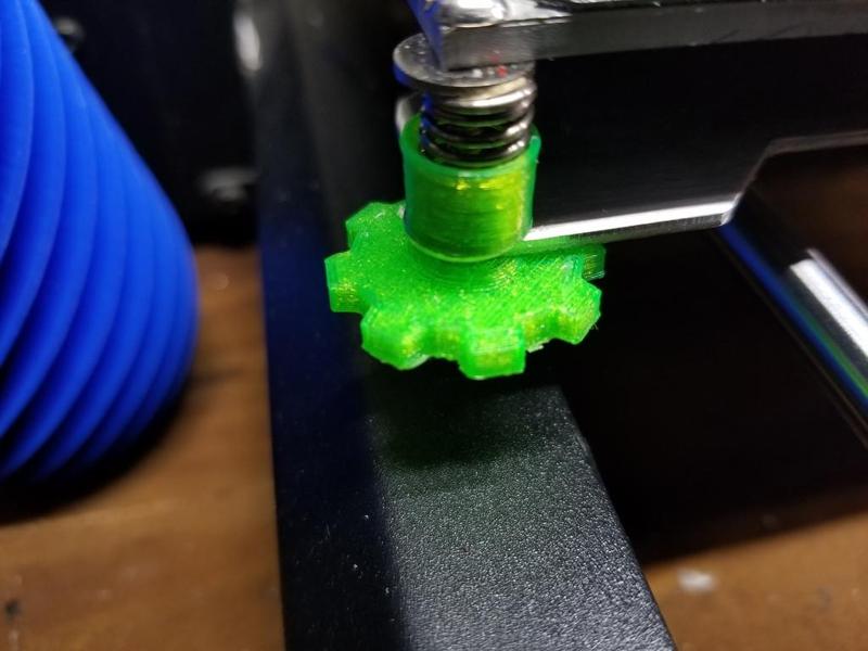 Wanhao i3 thumb wheel gear remix