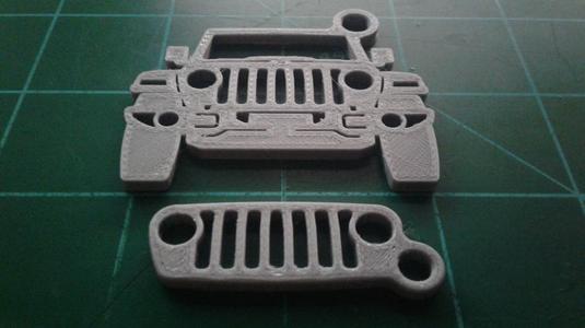 Jeep Wrangler JL & JLU Keychain