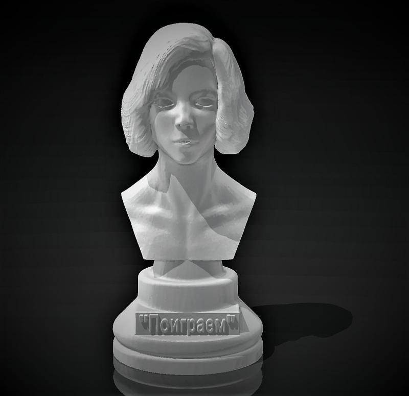 Queen's Gambit - "Let's play" Queen Chess Piece Replacement!