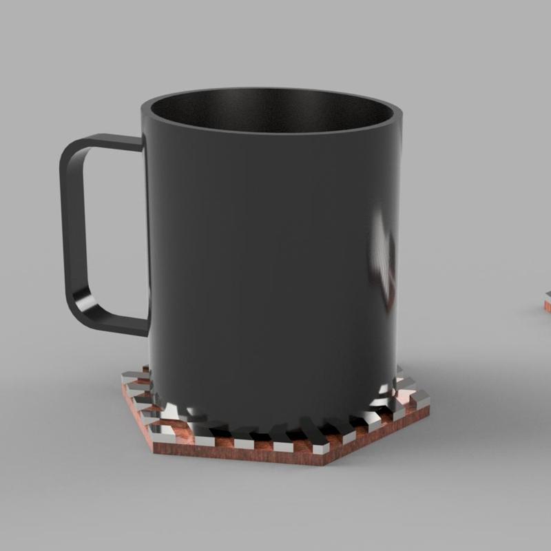 Dessous de mug design