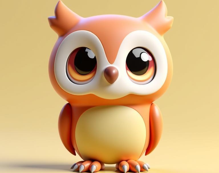 Cute Owl Statue