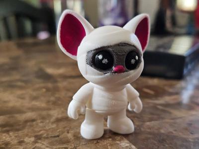 Articulated Little Mouse Mummy and Fridge Magnet