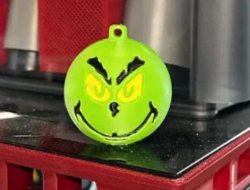 The Grinch Signed Ornament
