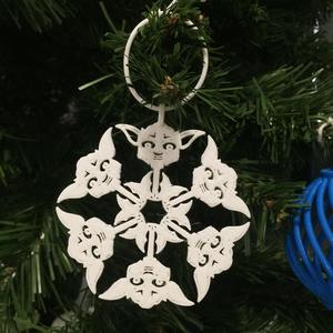 Yoda Flake Christmas Decoration