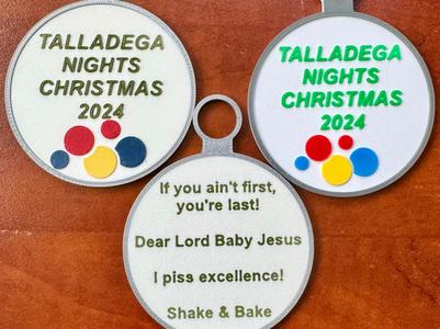Talladega Nights Christmas Ornament
