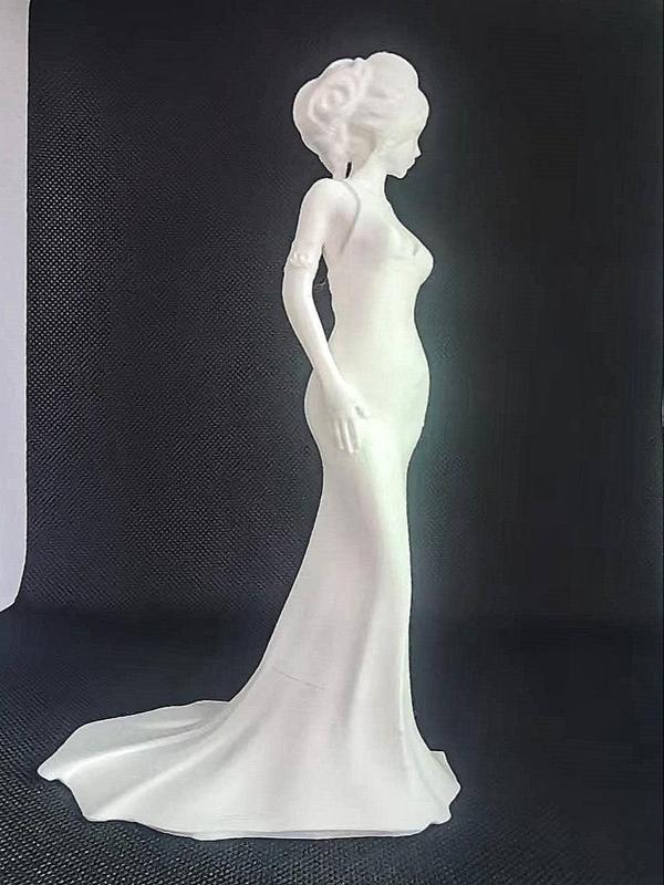 Noble and Elegant - Long Dress Girl