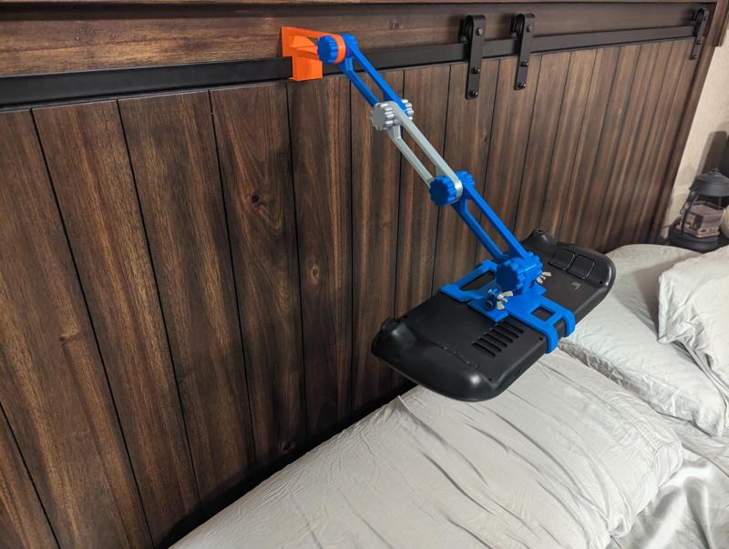 Headboard Mount for Steam Deck