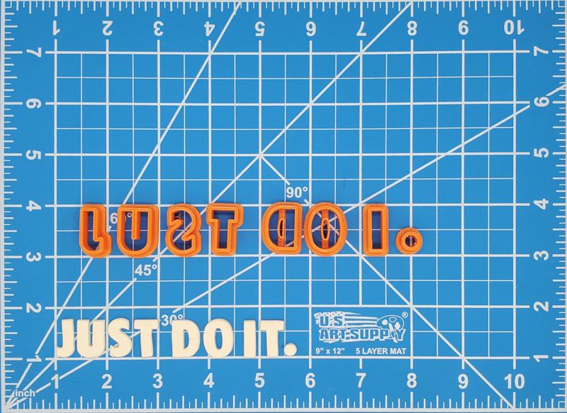 Nike Just Do It World Logo Multipiece Fondant Cookie Cutter Set Multiple Sizes