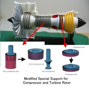 Jet Engine; 2-Spool, Modified Parts
