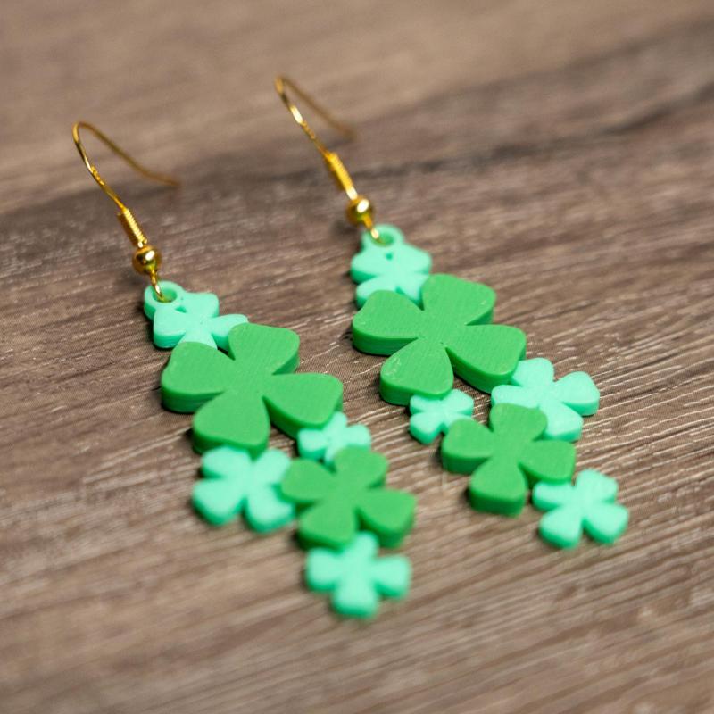 Shamrock Cluster Earrings
