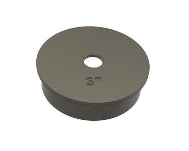 Pressure cap for testing turbo intake system - 3"