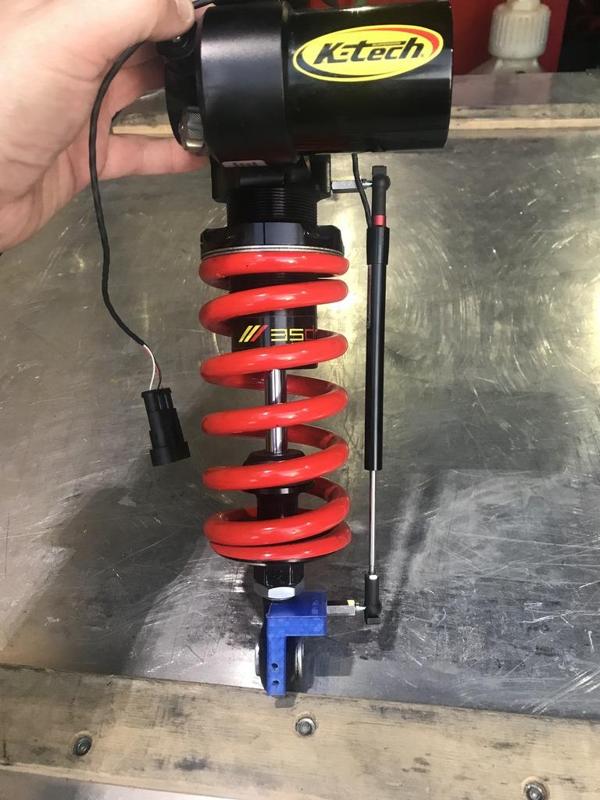 kTech Yamaha R1 Rear shock potentiometer mount V2