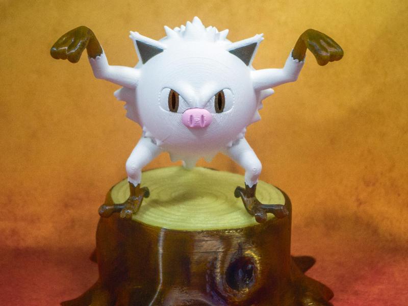 no ams needed Pokemon Mankey multi-part assembly model no ams needed