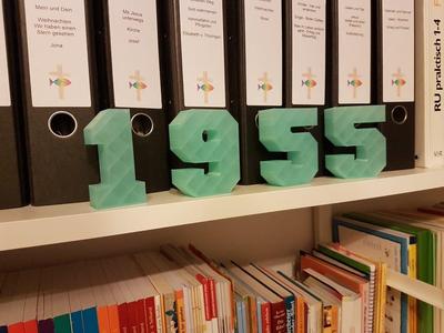 Standing numbers (e.g. as birthday present or decoration 0-9)
