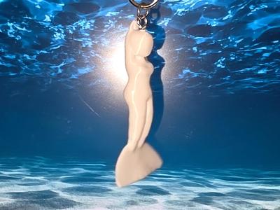 Female Freediving Monofin with Stream Line