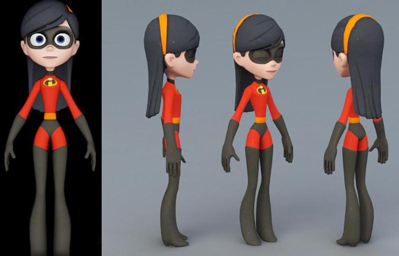 the incredibles Violet