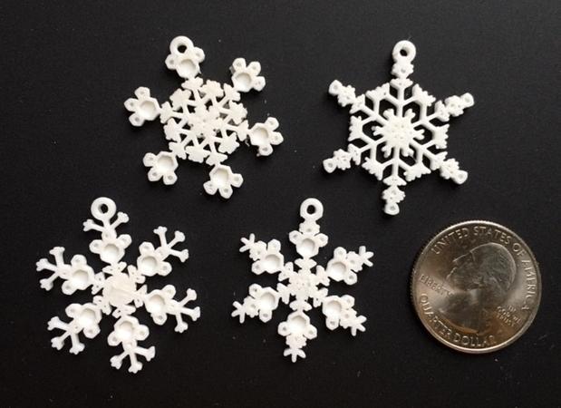 Tiny Snowflake Ornaments - from the Snowflake Machine