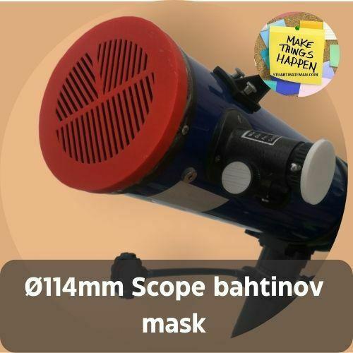 Ø114mm Bahtinov mask (designed for Arena telescope 900mm focal length)