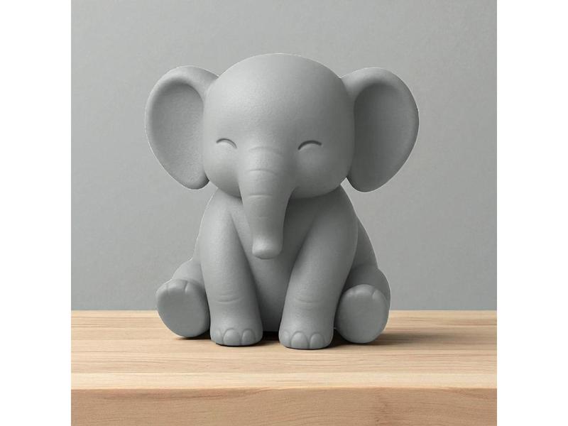 Sitting elephant