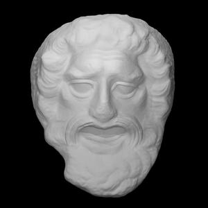 Theatre mask of a man