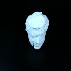 The talking head of Stephen Colbert