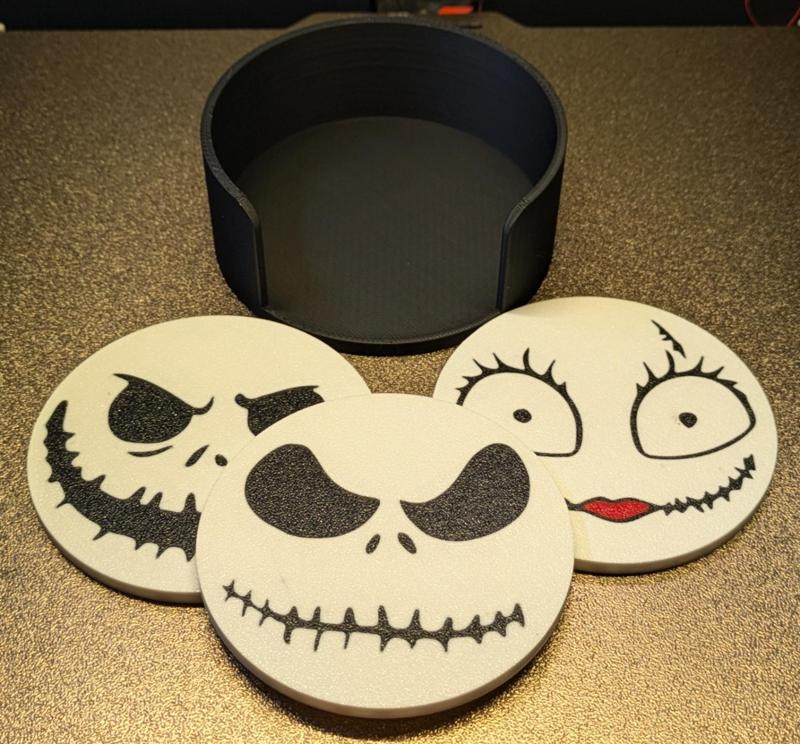 Jack Skellington Halloween Coasters