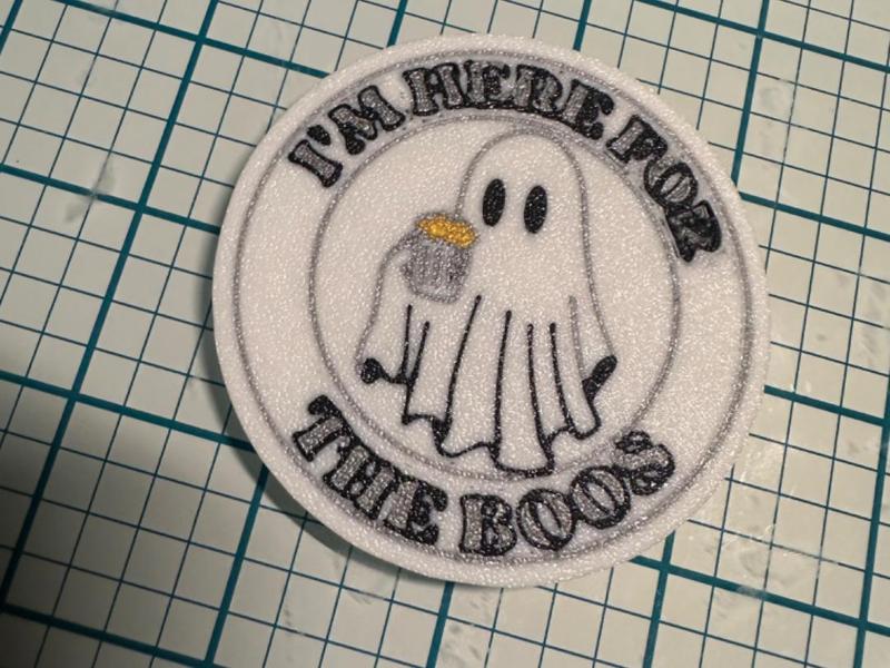 Here For The Boos Magnet and coaster