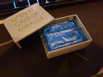 Open in case of miracle condom box