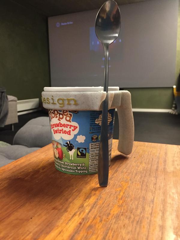 Ice Cream Holder, Holder for pint of ice cream