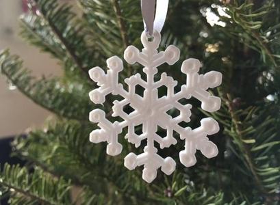 Small Snowflake Ornaments - from the Snowflake Machine