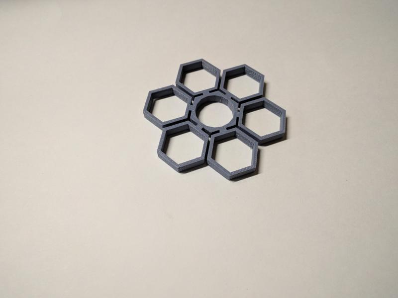 Snowflake fidget spinner