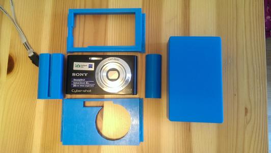 Sony DSC-W320 handle and protecting case