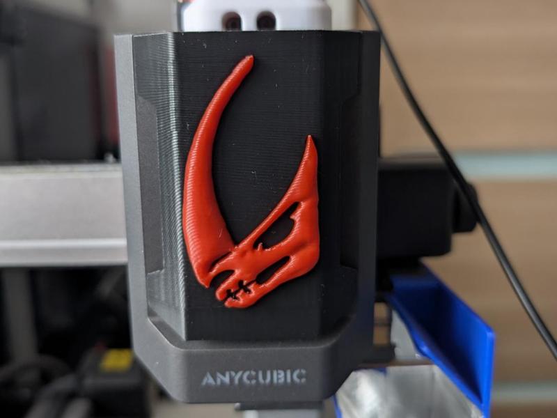 Anycubic Kobra 3 print head cover Mudhorn 