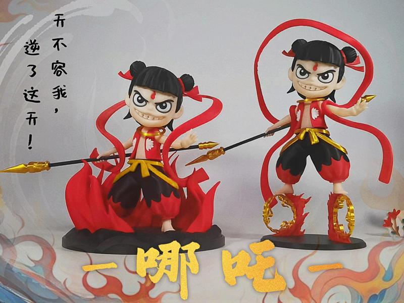 Nezha Figurine from Ne Zha, the Devil Child, Disassembled and Assembled, No AMS Required