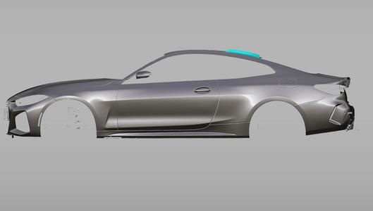 G22 BMW 4 series 430i Roof Diffusers GT3 RS