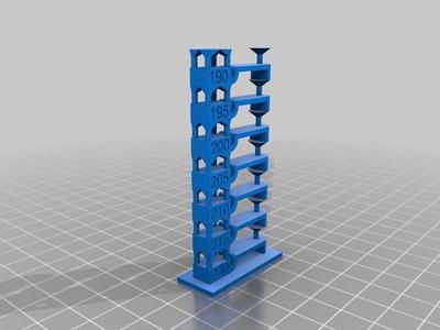 Temperature tower calibration test 220-190