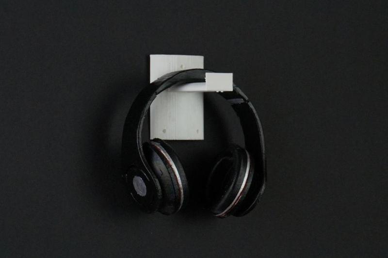 Simple Wall Headphone Hanger (2 pieces)
